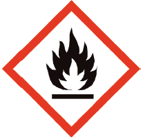 Gefahrstoffkennzeichen - Stoffe, die sich schnell entzünden
